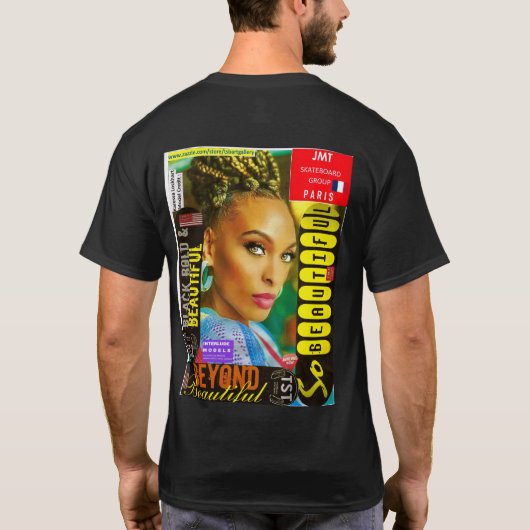 INTERLUDE MODELLEN Basic Donker T-shirt (Achterkant)