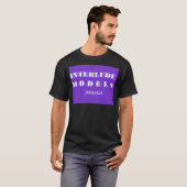 INTERLUDE MODELLEN Basic Donker T-shirt (Voorkant volledig)
