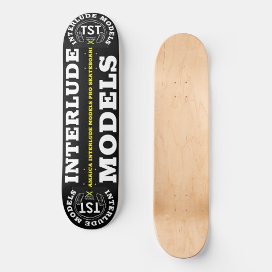 INTERLUDE MODELLEN JMT 8 1/4" Skateboard Deck (Voorkant)