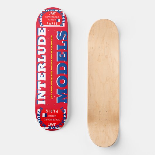 INTERLUDE MODELLEN JMT 8 1/4" Skateboard Deck (Voorkant)