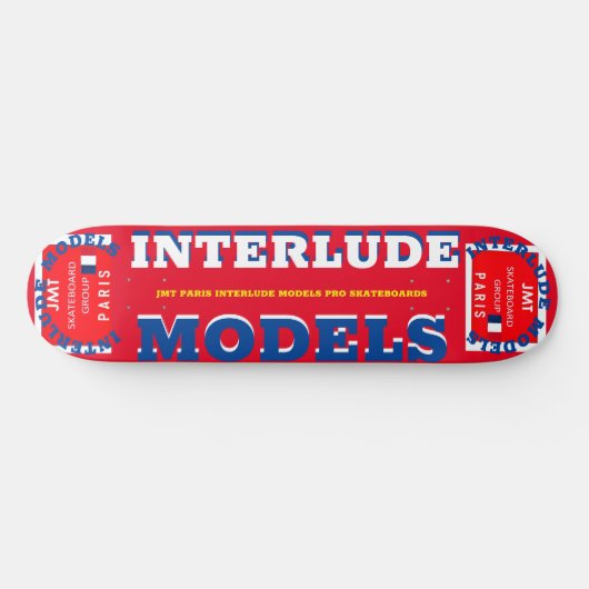 INTERLUDE MODELLEN JMT 8 1/4" Skateboard Deck (Horizontaal)