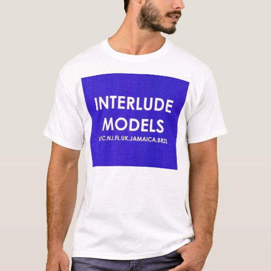 INTERLUDE MODELLEN MANNEN T-SHIRT (Voorkant)