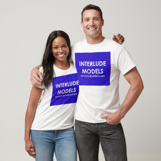 INTERLUDE MODELLEN MANNEN T-SHIRT (Unisex)