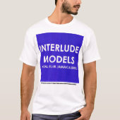 INTERLUDE MODELLEN MERCH Basic Donker T-shirt (Voorkant)