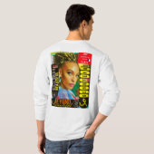 INTERLUDE MODELS Basic T-shirt met lange mouwen (Achterkant volledig)