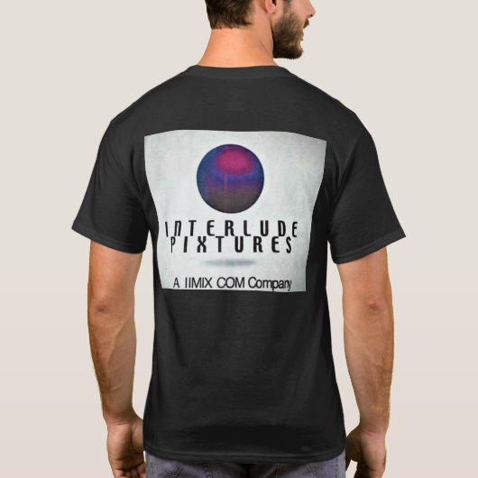 INTERLUDE MODELS JMT Basic Donkere T-Shirt (Achterkant)