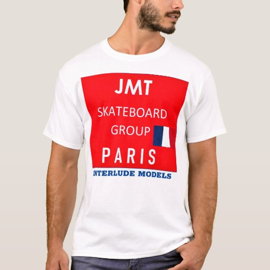 INTERLUDE MODELS PARIS Heren Basic T-Shirt (Voorkant)