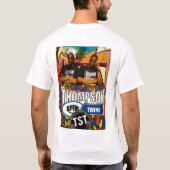 INTERLUDE MUSIC FESTIVAL. Heren Basic T-shirt (Achterkant)
