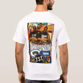 INTERLUDE MUZIEKFESTIVAL Mannen Basic T-Shirt (Achterkant)