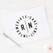 Intermediate Care Unit IMCU Ronde Sticker (Envelop)