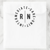 Intermediate Care Unit IMCU Ronde Sticker (Tas)