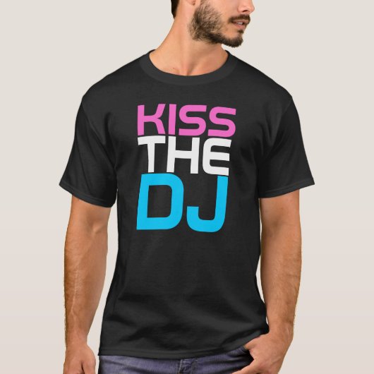 Intermessing Couture - KISS THE DJ T-shirt (Voorkant)
