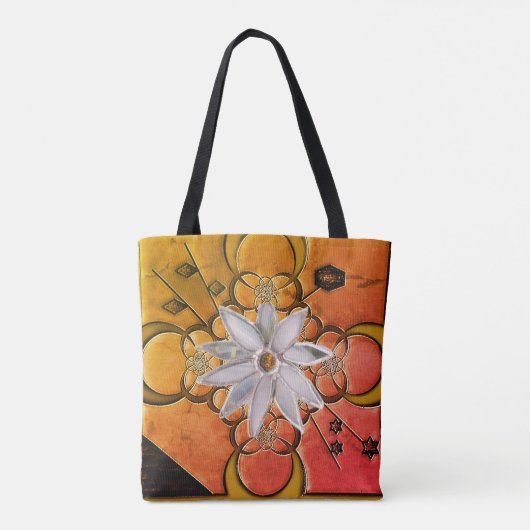 "Intermingle" (Medium) Schouder Tote Tas (Achterkant)