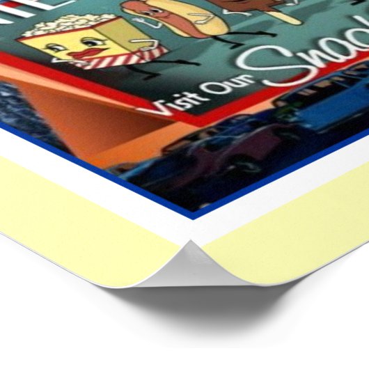 Intermission Snack Bar-Poster Poster (Hoek)