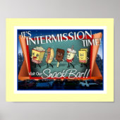 Intermission Snack Bar-Poster Poster (Voorkant)
