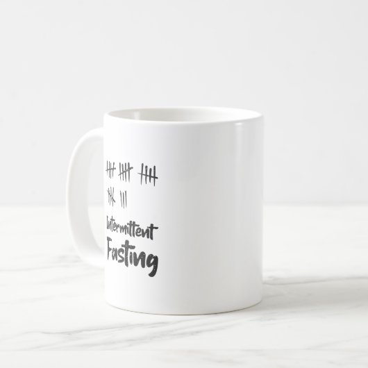 Intermitterend branden koffiemok (Voorkant links)