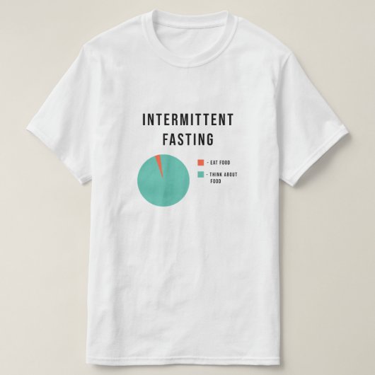 Intermitterend vasten t-shirt (Design voorkant)