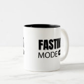 Intermitterende Vasten Mode Op Keto Dieet Gewichts Tweekleurige Koffiemok (Voorkant rechts)