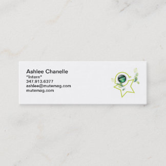 Intern B-kaart Mini Visitekaartje