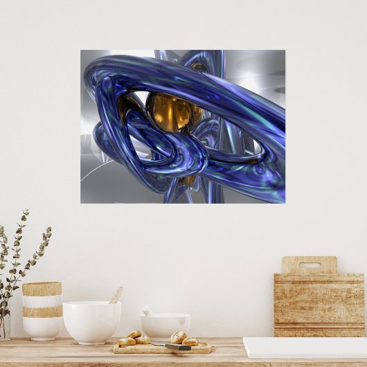 Intern Bliss Abstract Poster (Keuken)