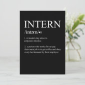 Intern definitie Taakassistent Cadeau Kaart (Staand voorkant)