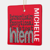 Intern Extraordinaire CUSTOM Keramisch Ornament (Links)