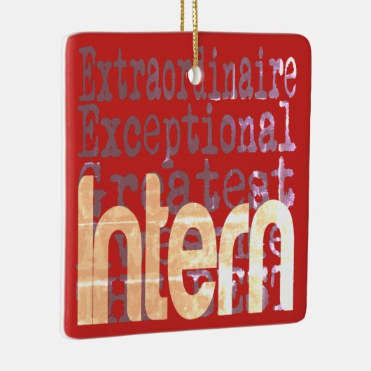 Intern Extraordinaire Keramisch Ornament (Rechts)