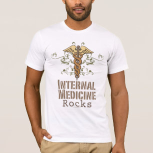 Intern geneesmiddel Rocks Caduceus T shirt