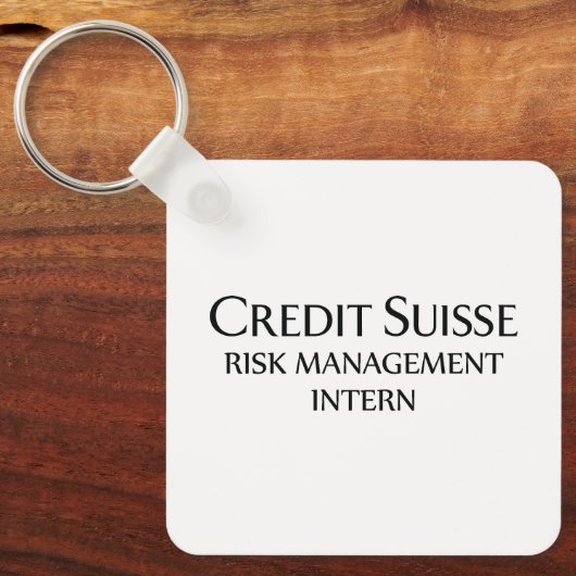 Intern kredietrisicobeheer sleutelhanger (Voorkant)