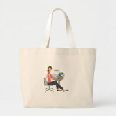 Intern Memo Grote Tote Bag (Voorkant)