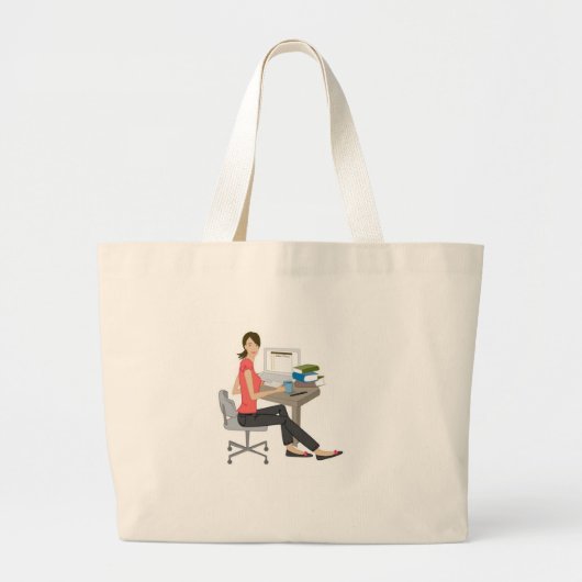 Intern Memo Grote Tote Bag (Voorkant)