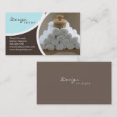 Intern ontwerp dat Moderne VisitekaartjeSpa opvoer Visitekaartje (Voorkant / Achterkant)