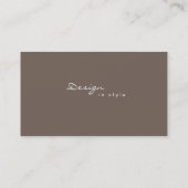 Intern ontwerp dat Moderne VisitekaartjeSpa opvoer Visitekaartje (Achterkant)