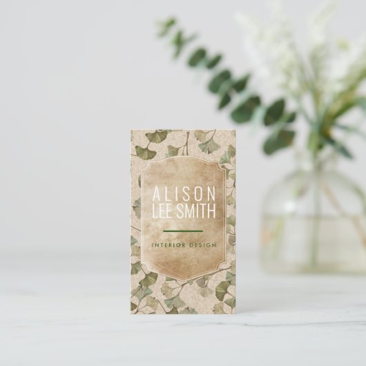 Intern ontwerp visitekaartje (Staand voorkant)