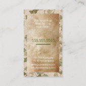 Intern ontwerp visitekaartje (Achterkant)