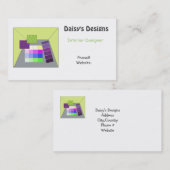 Intern ontwerp visitekaartje (Voorkant / Achterkant)