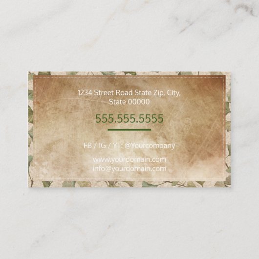 Intern ontwerp visitekaartje (Achterkant)