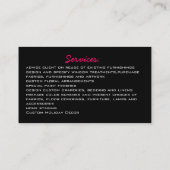 Intern ontwerp visitekaartje (Achterkant)