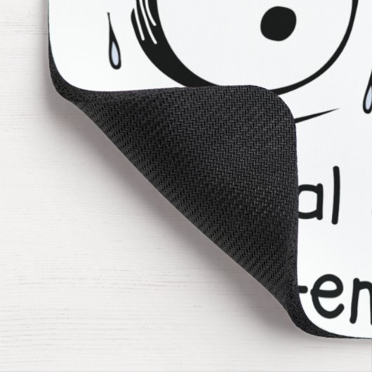 Intern screeningprogramma versterkt Meme FaceSweat Muismat (Hoek)