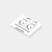 Intern screeningprogramma versterkt Meme FaceSweat Post-it® Notes (Schuin)