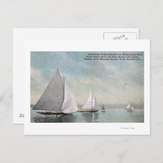 Intern Trophy Dunsmuir Cup Winner Briefkaart (Voorkant / Achterkant)