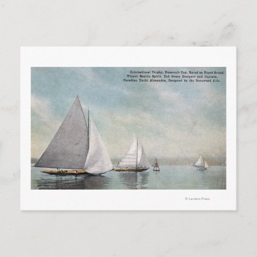 Intern Trophy Dunsmuir Cup Winner Briefkaart (Voorkant)