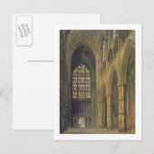 Intern Uitzicht Westminster Abbey Briefkaart (Voorkant / Achterkant)