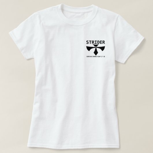 Intern voor ernstige inbreuken op de veiligheid va t-shirt (Design voorkant)