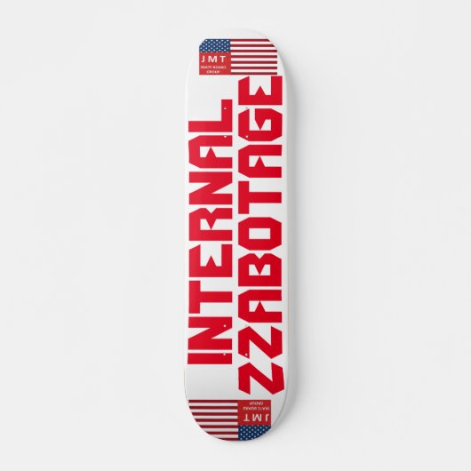INTERN ZAZZBOTAGE Skateboard (Voorkant)