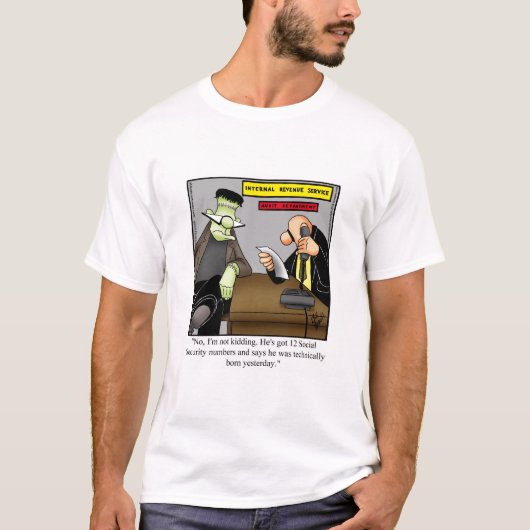 Internal Revenue Service Humor T-shirt (Voorkant)