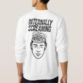 Internally Screaming T-Shirt | Dry Humor Minimal  (Achterkant)