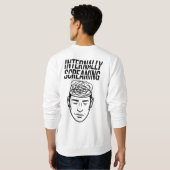 Internally Screaming T-Shirt | Dry Humor Minimal  (Achterkant volledig)