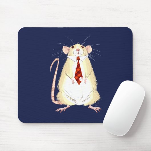 Internashunal Bizness Marty Mouse Mousepad Muismat (Met muis)