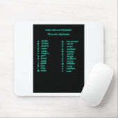 Internationaal Alfabet Muismat (Met muis)